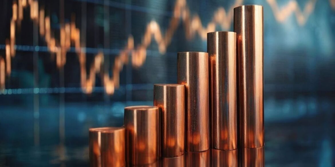 Rising copper bars against a financial graph background.jpg