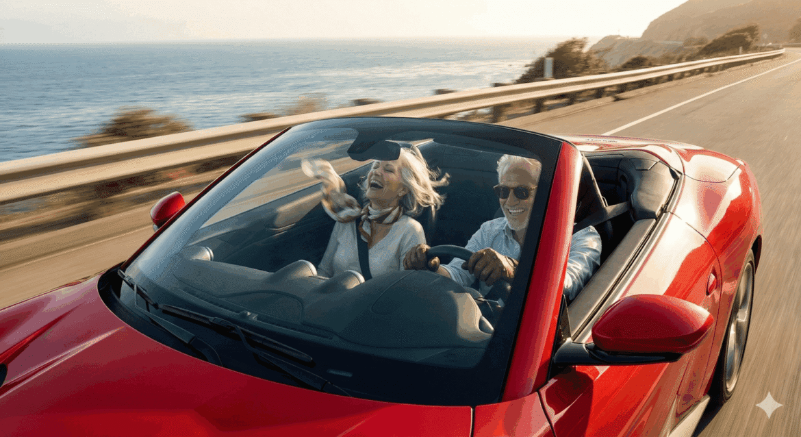 Senior couple in convertible scaled.png